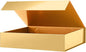 PACKHOME Gift Box 11.5x8x2.5 Inches, Sturdy Shirt Box with Magnetic Lid for Multiple Occasions (Glossy Gold)