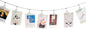 TFu Wall Hanging Photo Display, DIY Picture Photo Frame String with 12 Clips for Hanging Photos Notes and Artworks …