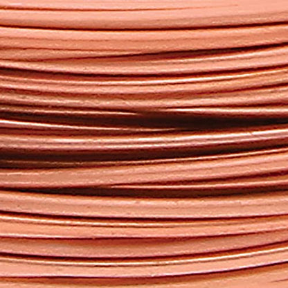 The Beadsmith Wire Elements Craft Wire – Tarnish Resistant, Soft Temper, Round, Copper Color – 0.81mm, 20 Gauge, 10 Yard Spool – Jewelry Making, Wire Wrapping, Floral, & Other DIY Crafts