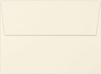 LUXPaper A7 Invitation Envelopes | Peel & Press | 5 1/4" x 7 1/4" | Natural | 80lb. Text | 30% Recycled | 1,000 Qty