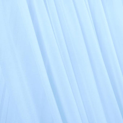Light Blue Elegant Arch Draping Fabric 2 Panels Outdoor 29" × 20Ft Sheer Chiffon Curtain Drapes for Fall Wedding Ceremony Birthday Party Garden Brunch