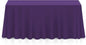 Lann's Linens - 10 Premium 90" x 132" Tablecloths for Wedding/Banquet/Restaurant - Rectangular Polyester Fabric Table Cloth - Purple