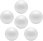 FFchuanhe Craft Foam Balls 6 Inch 6 Pcs Polystyrene Foam Balls Smooth Round Ball, for Arts and Crafts Supplies School Project Wedding Party Decorations, White