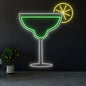 Margarita Cocktail Led Sign, Margaritas For My Senoritas Led Lights, Margarita Cocktail Neon Sign, Bar Neon Sign Size:18inch