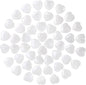 Gerrii 50 Pcs Heart Healing Stone Bulk Quartz Heart Inspirational Stones Gift for Women Love Pocket Polished Natural Energy Balancing Meditation 0.8 Inch(Clear)