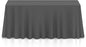 Lann's Linens - 10 Premium 90" x 132" Tablecloths for Wedding/Banquet/Restaurant - Rectangular Polyester Fabric Table Cloth - Dark Gray