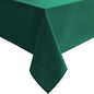 Hiasan Rectangle Tablecloth - Waterproof Washable Fabric Table Cloth for Wedding, Banquet, Gathering and Dining Room, 90 x 156 Inch, Emerald Green