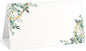 25 Pack Greenery Place Cards, Editable Name Cards for Table Setting, Tent Cards Food Label for Dinner Party, Bridal Shower, Wedding, Baby Shower and Events -T08