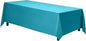 Gee Di Moda Rectangle Tablecloth - 90 x 156 Inch Caribbean Table Cloth for 8 Foot Table with Floor-Length Drop - Heavy Duty Washable Fabric - 8 Ft Buffet Table, Holiday Party, Wedding & Baby Shower