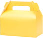UnicoPak 30 Pack Yellow Gable Treat Boxes Party Favor Goodie Bag Boxes for Candy Treats Snacks Cookie Toys for Birthday Party Special Events, 6.5x3.5x3.5 Inches