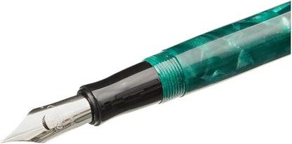 Conklin Duragraph Fountain Pen Forest Green - Extra Fine Nib, Precision Writing Instrument with Classic Design