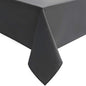 Hiasan Rectangle Tablecloth Grey - Wrinkle Resistant and Waterproof Washable Polyester Fabric Table Cloth for Dining Party and Outdoor Use, 54 x 120 Inch