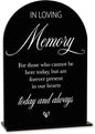 Black In Loving Memory Wedding Sign, In Memory Wedding Sign for Engagement Bridal Shower Decor fo Ceremony Reception, Weddings Acrylic Sign