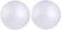 2PCS 7.9 Inch White Foam Balls Polystyrene Craft Balls Foam Balls for Art, Craft, Household, School Projects and Christmas Easter Party Decorations
