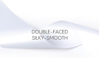 White Satin Ribbon 2.5 Inch Double-Faced Ribbons 25 Yards for Flower Bouquet Wrapping Paper Bows Gift Wedding Invitations Crafts