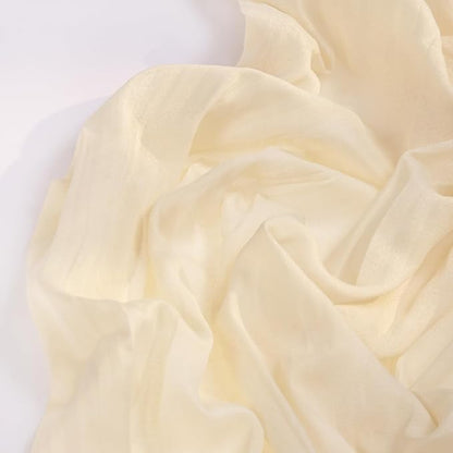 Beige Cheesecloth Table Runner Fall Table Runner 120 Inches Boho Gauze Cream Cheese Cloth Fall Table Decorations for Thanksgiving Wedding Bridal Baby Shower Garden Party Decor