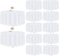 12 Pack White Round Tablecloth 108 Inch White Table Cloth Stain and Wrinkle Resistant Round White Tablecloths Reusable and Washable Polyester Fabric Table Covers for Buffet Wedding Party and Banquet