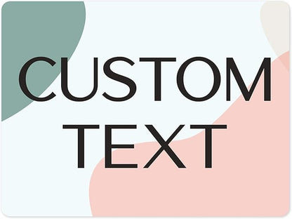 Custom Sign, Custom Street Sign, 11 Font Colors, 13 Font Styles, 4 Hole Options, 22 Sizes, 18x24 Inches, Rust Free DiBound, Fade Resistant, Made in USA by My Sign Center (Minimalist)