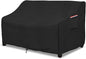okcool Heavy Duty Patio Sofa Cover, 100% Waterproof 3-Seater Outdoor Sofa Cover Fits up to 76W x 32.5D x 33H Inches, Lawn Patio Furniture Covers,Black