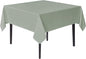 sancua Small Square Tablecloths 36x36 Inch - Sage Green Table Cloth for Square or Round Tables, Washable Polyester Fabric Table Cover for Nightstand End Bedside Tables