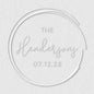 Personalized Wedding Embosser | Custom Made with Initials or Monograms for Couples | Elegant Designs for Stationery, Invitations, Napkins, and More (Design 5)
