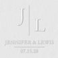 Personalized Wedding Embosser | Custom Made with Initials or Monograms for Couples | Elegant Designs for Stationery, Invitations, Napkins, and More (Design 6)