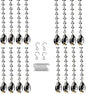 16 Pack 20" Hanging Crystals for Chandeliers Clear Teardrop Crystal Chandelier Pendants Parts Beads, Chandelier Crystals