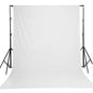 Solid Photography Backdrop Background Chromakey Muslin Portrait Background Screen for Photo Video Studio… (White, 10x7ft)