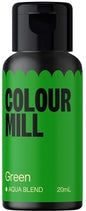 Colour Mill Aqua Blend Water-Based Food Coloring, 20 Milliliters Green