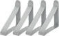 uxcell 4 Pack Tablecloth Clips, Stainless Steel Table Cloth Cover Clamps, 2.56" x 2.68" Windproof Holder Clips for Home Party Picnic Wedding Camping Dining Tables, Gray