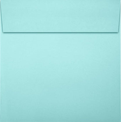 LUXPaper Square Invitation Envelopes | Peel & Press | 5 1/4" x 5 1/4" | Seafoam Blue | 80lb. Text | 50 Qty
