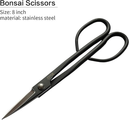 5-Piece Bonsai Tool Set,Knob Cutter,Concave Cutter,Wire Cutter,Jin Pliers,Bonsai Scissors