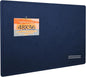 Large Bulletin Board - 48 x 36 Inches, Decorative Felt Pin Board for Wall - 4' x 3' Foldable Photo Display Board with Self-Adhesive Tape, Includes 20 Push Pins - Dark Blue