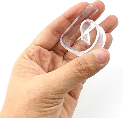 72PCS Transparent Clear Tablecloth Clips, Plastic Table Cloth Clips，Windproof Table Cover Holder Clamps，Table Cloth Holder for Christmas Home Wedding Party Indoor Outdoor Camping Picnic (72)