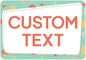 Custom Sign, Custom Street Sign, 11 Font Colors, 13 Font Styles, 4 Hole Options, 22 Sizes, 7x10 Inches, Rust Free DiBound, Fade Resistant, Made in USA by My Sign Center (Mid-Century Modern 2)