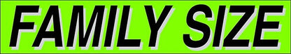 Ez-line Vinyl Windshield Stickers 3 Dozen 15 Inch Chartreuse Slogan Dealership Pro Pack for Car Lots (EZ115-Pack8)