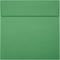 LUXPaper Square Invitation Envelopes | Peel & Press | 5" x 5" | Holiday Green | 80lb. Text | 50 Qty