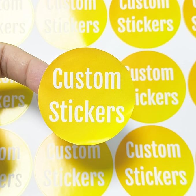 100-500 Custom Stickers Personalized Labels, Customized Stickers with Any Image Logo and Text. Custom Stickers for Business Logo Labels,etc. (Rectangle,3X2 Inch)