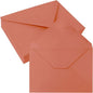 50 Pack 4x6 Envelopes Letter Size, Orange A4 Envelopes Self Seal for Wedding Invitation, Envelope 4.3x6.3 for Greeting Cards, Photos, Baby Shower, Graduation, Thank You Cards, Announcements