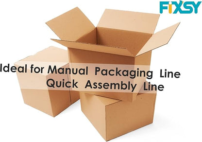 FIXSY Hot Glue Gun Sticks Carton Packaging, Full Size 10" Long x .44" Diameter 7/16 11mm, 5LB Box Glue Stick, Approx. 90 Sticks- Compatible with Most Glue Gun- Best for Carton Manual Packing