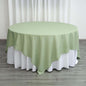Efavormart 90" Sage Green Wholesale Linens Polyester Square Linen Tablecloth for Kitchen Dining Catering Wedding Birthday Party Events