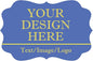 Custom Stickers 70-1000 Personalized Labels for Birthday Party Wedding, Customized Stickers for Business Logo(Fancy Frame)