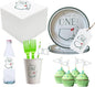 Hole in One Golf Party Decorations, 480-Piece Set with Cocktail Napkins, Plates, Cups, Bottle Labels, Toothpick Flags, Straws, Gift Tags, and Forks for Golf Birthday and 1st Hole in One Parties