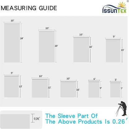 ISSUNTEX 10X10 ft/3X3 Meters Background Photo Backdrop, Photo Studio, Collapsible High Density Screen for Video Photography and Television-White