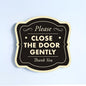Custom Outdoor Decorative Metal Sign, Personalized Aluminum, Driveway Waterproof Sign, USA Made - Black 12x12