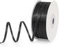 1/8" Wide x 100 Yards Single Face Polyester Satin Ribbon, Satin Ribbon for Crafts, Gift, Hair Bows, Wedding Party Decoration, Bow Making & Other Projects (Black)