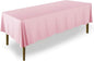 Lann's Linens - 10 Premium 70" x 120" Tablecloths for Wedding/Banquet/Restaurant - Rectangular Polyester Fabric Table Cloth - Pink