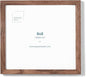 Opposite Wall - 8x8 in - Dark Solid Oak Wood Picture Frame - Lightweight, Versatile & Shatterproof - Wall Hanging Poster or Photo Frame - Wall Decor for Office, Gallery & Home