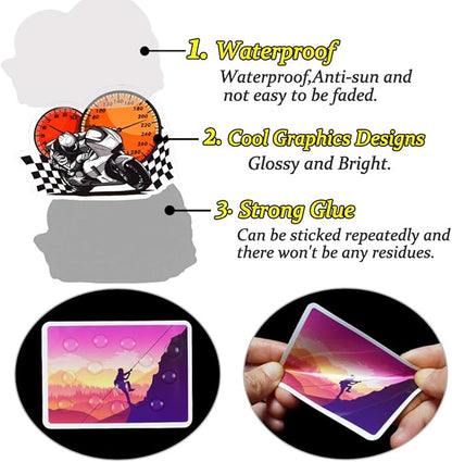 QTL Sport Stickers for Teens Kids Sport Stickers for Water Bottle Skateboard Laptop Waterproof Vinyl Packs 50Pcs