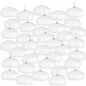 36 Floating Candles, Smoke-Free and odorless, Burning continuously for 8-10 Hours, White, 3-inch Floating Candles, Suitable for Valentine's Day, Weddings, Holidays, Home Decoration